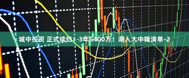 城中投资 正式续约！3年5400万！湖人大中锋清单-2